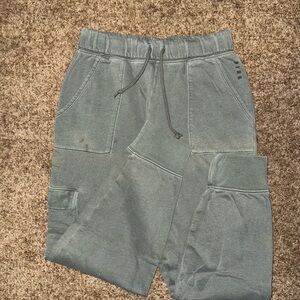 VS PINK Green Cargo Joggers